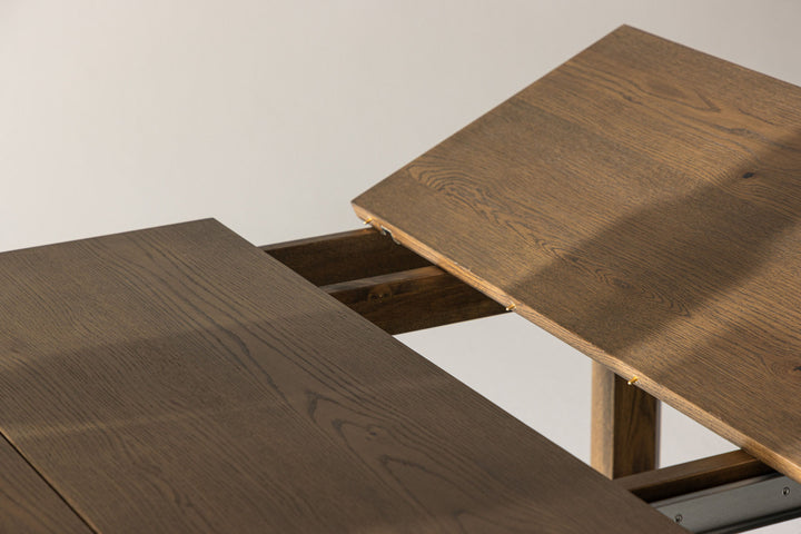 Vind Slider Extention Table - Smoked Oak - 170+40+40cm