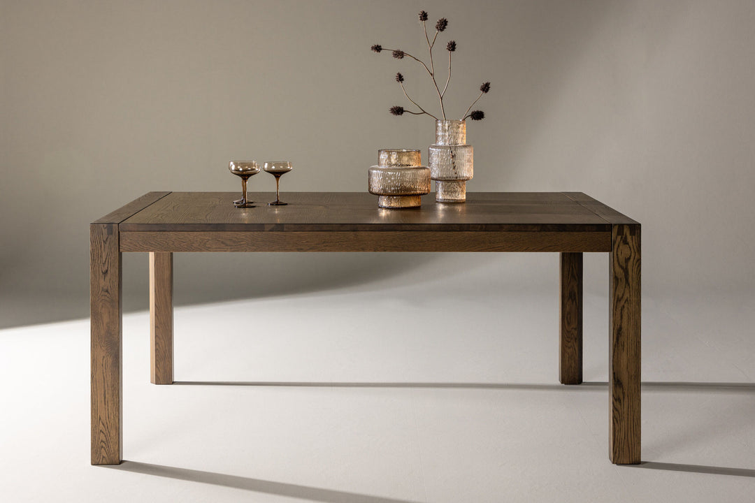 Vind Slider Extention Table - Smoked Oak - 170+40+40cm