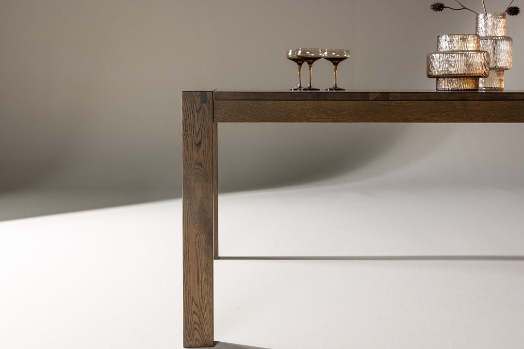 Vind Slider Extention Table - Smoked Oak - 170+40+40cm
