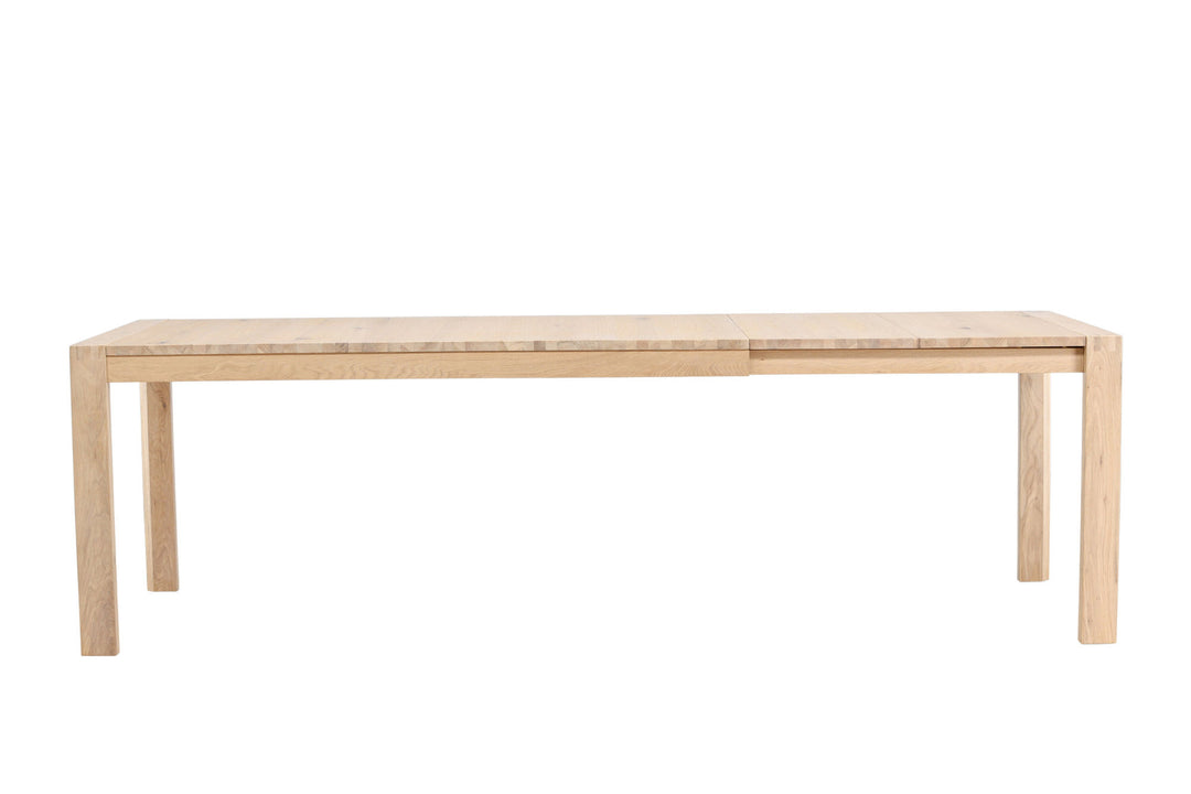 Vind Slider Extention Table - White Wash - 170+40+40cm