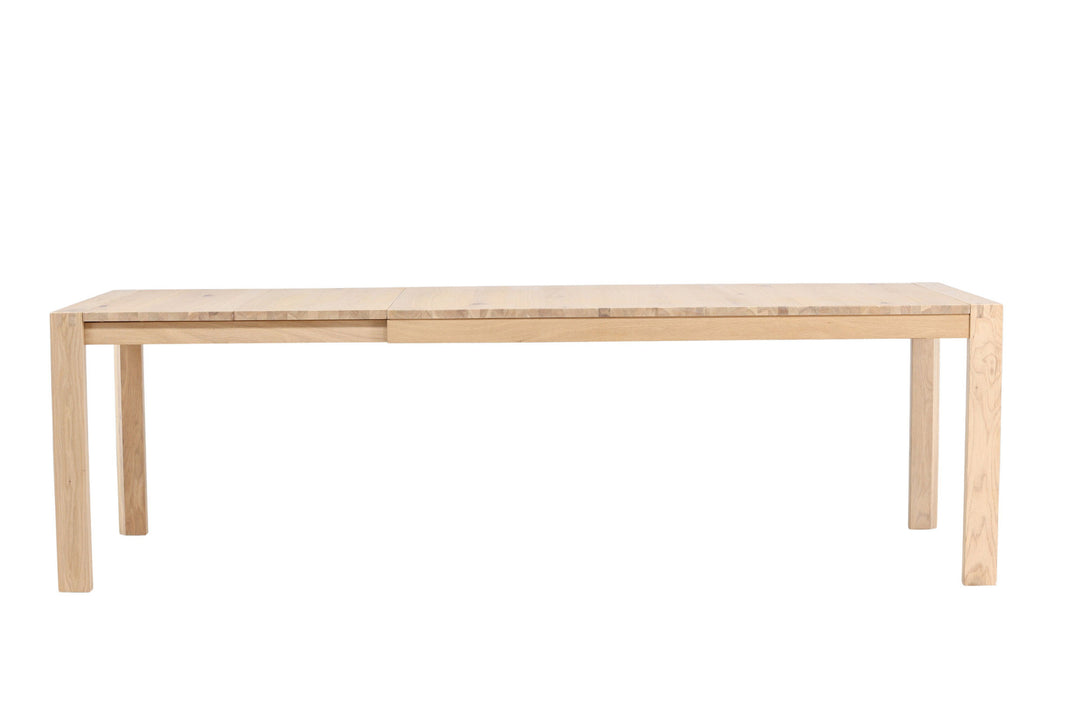 Vind Slider Extention Table - White Wash - 170+40+40cm