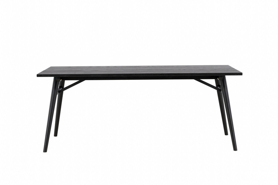 Venture Home Sleek Extentiontable Black Brushed - 190*95