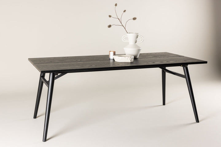 Venture Home Sleek Extentiontable Black Brushed - 190*95