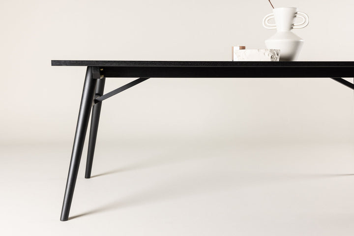 Venture Home Sleek Extentiontable Black Brushed - 190*95