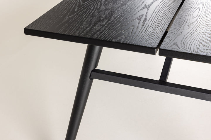 Venture Home Sleek Extentiontable Black Brushed - 190*95