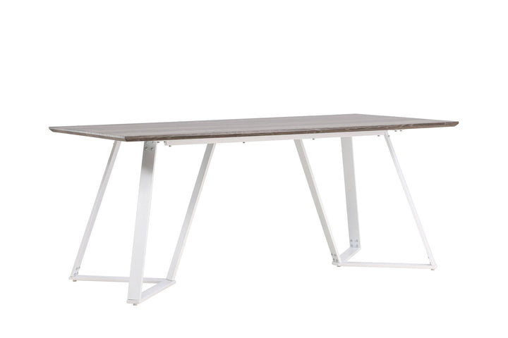 Venture Home Marina Dining Table - Grey "oak" / White Legs