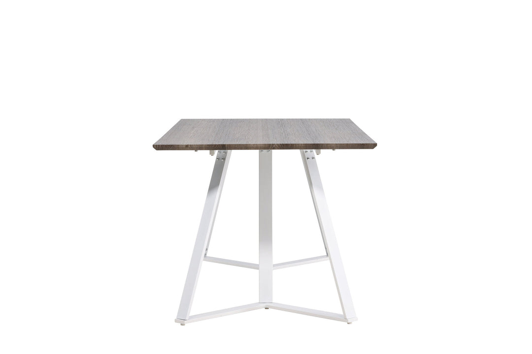 Venture Home Marina Dining Table - Grey "oak" / White Legs