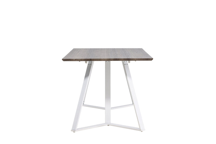 Venture Home Marina Dining Table - Grey "oak" / White Legs