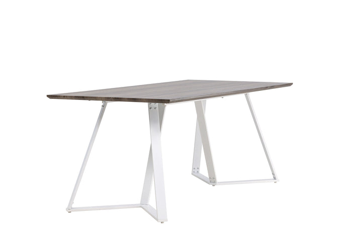 Venture Home Marina Dining Table - Grey "oak" / White Legs