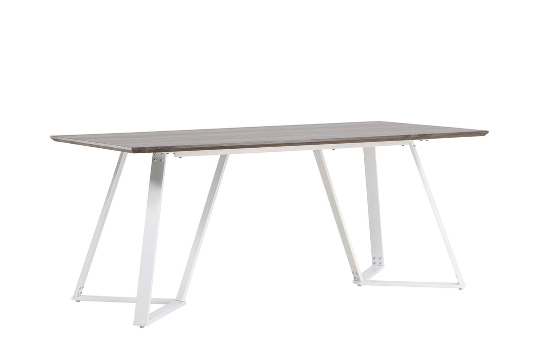 Venture Home Marina Dining Table - Grey "oak" / White Legs