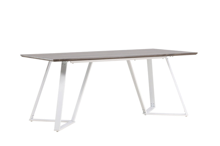 Venture Home Marina Dining Table - Grey "oak" / White Legs