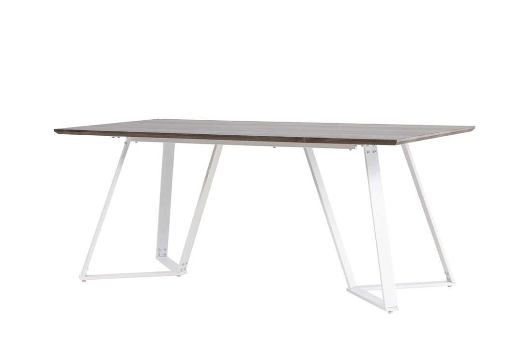 Venture Home Marina Dining Table - Grey "oak" / White Legs