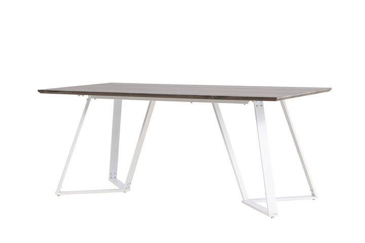 Venture Home Marina Dining Table - Grey "oak" / White Legs