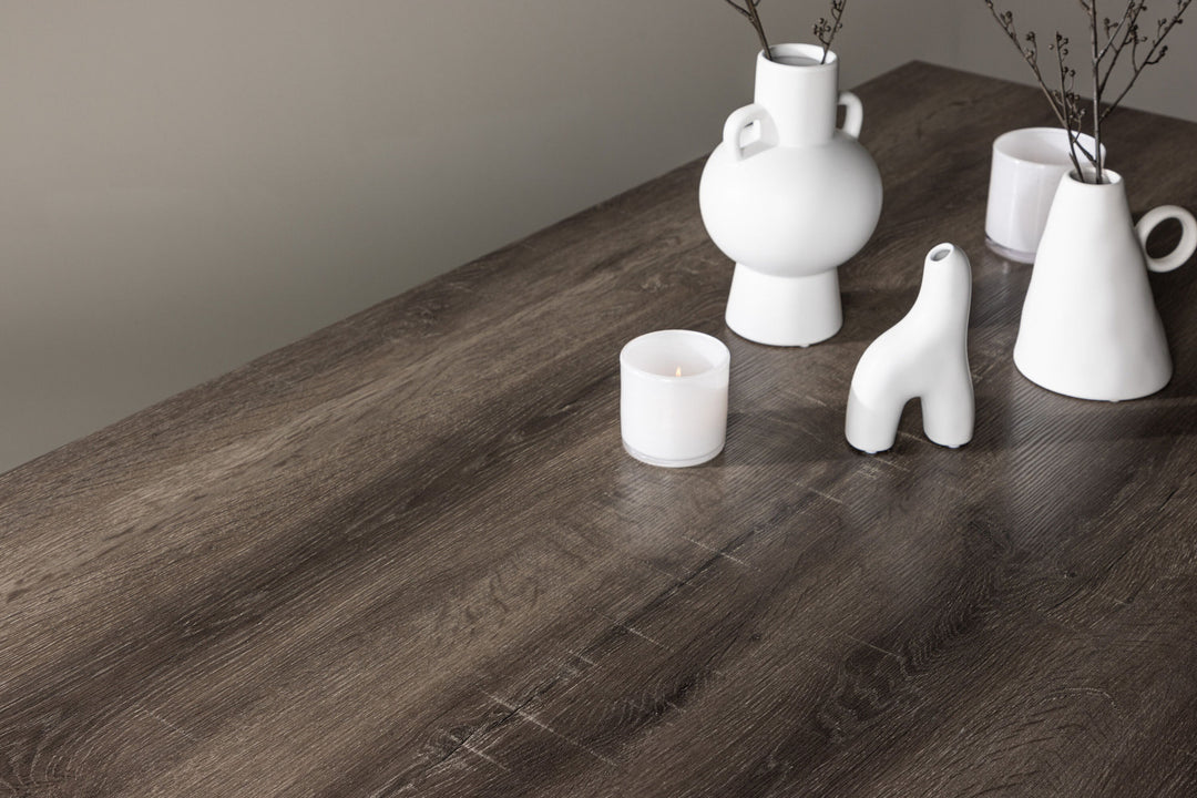 Venture Home Marina Dining Table - Grey "oak" / White Legs