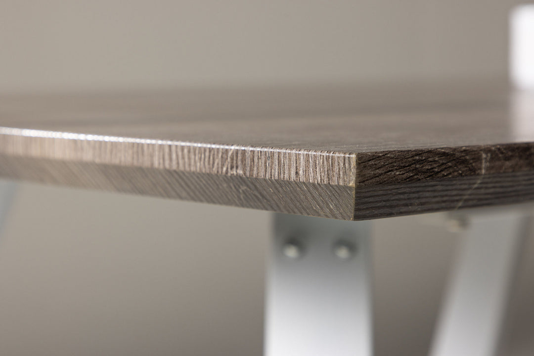 Venture Home Marina Dining Table - Grey "oak" / White Legs