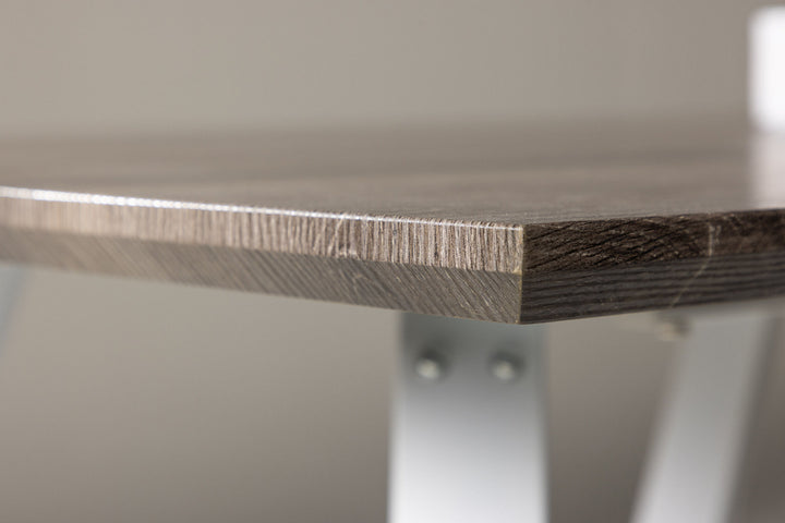 Venture Home Marina Dining Table - Grey "oak" / White Legs