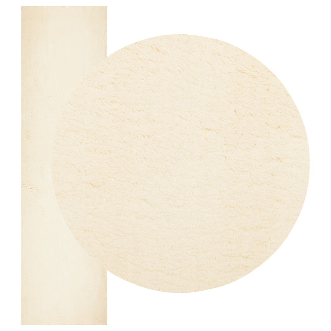 Medium luv blød og vaskbar tæppe HUARTE Creme 80 x 300 cm