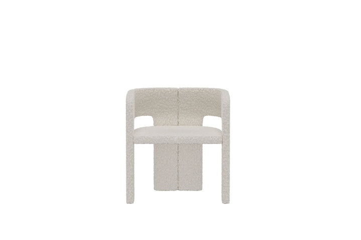 Venture Home Kristin Dining Chair - 2-pack - White Boucle