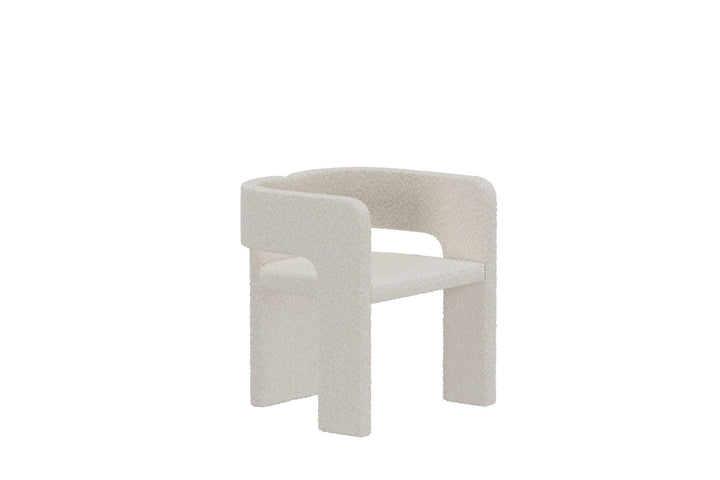 Venture Home Kristin Dining Chair - 2-pack - White Boucle