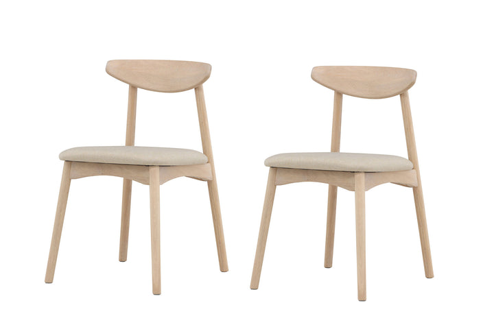 Vind Ven Dining Chair 2-pack - Whitewash /