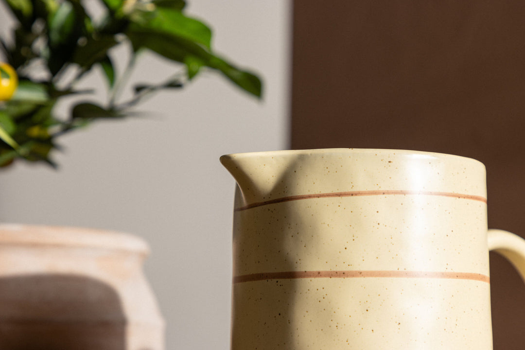 Venture Home Kutie Milk Jug - Beige/brown - 13*22Hcm