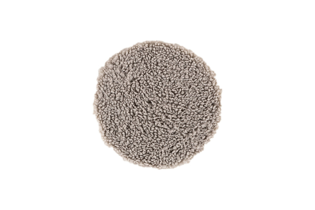 Venture Home Katy  Polyester Teddy - 34*34-  -Round-Light Grey
