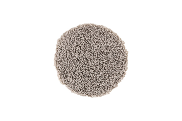 Venture Home Katy  Polyester Teddy - 34*34-  -Round-Light Grey