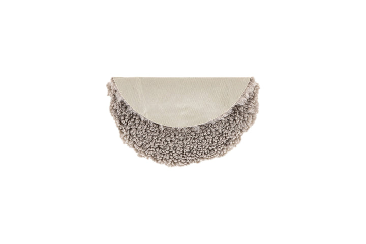 Venture Home Katy  Polyester Teddy - 34*34-  -Round-Light Grey