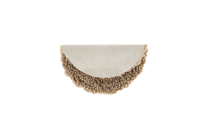 Venture Home Katy  Polyester Teddy - 34*34-  -Round-Beige