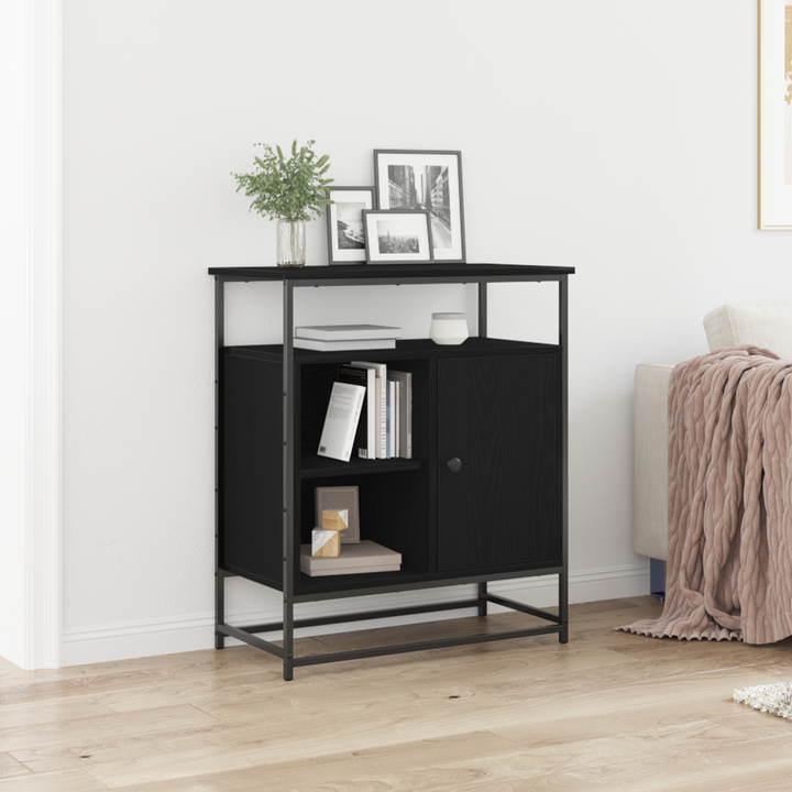Sideboard Sort eg 69 x 35 x 80 cm Konstrueret træ
