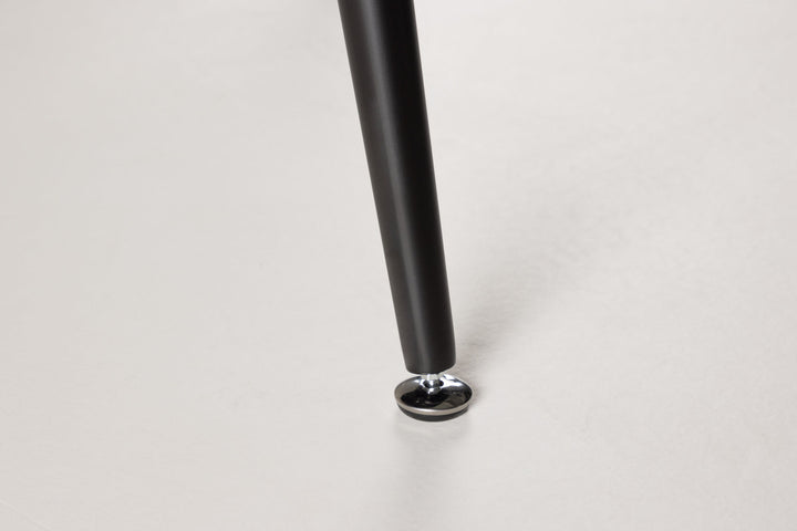 Venture Home Dipp Dining Table - 115cm - Black Veneer / All black legs