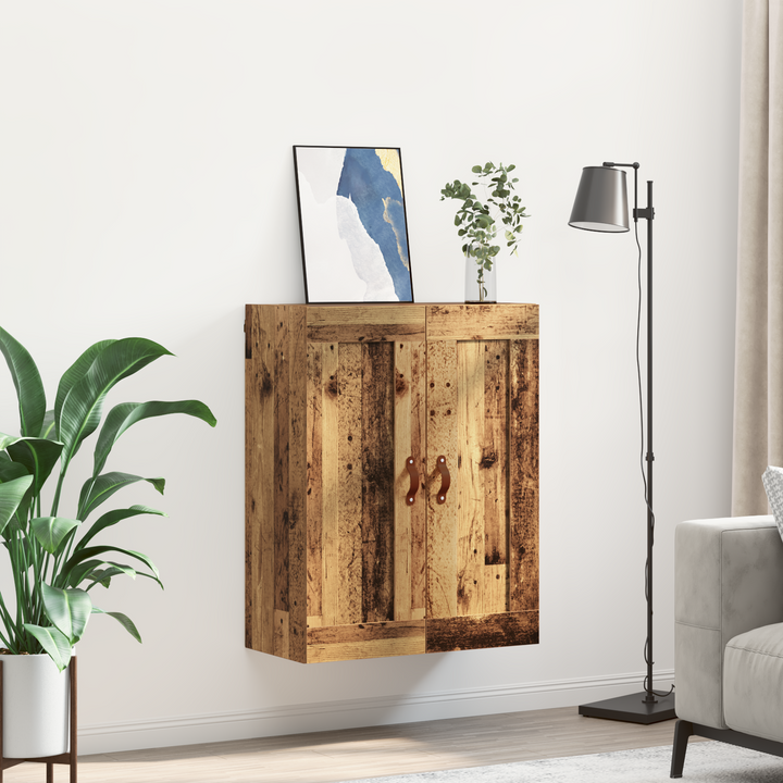 Vægskab Gammelt træ 69,5 x 34 x 90 cm Konstrueret træ