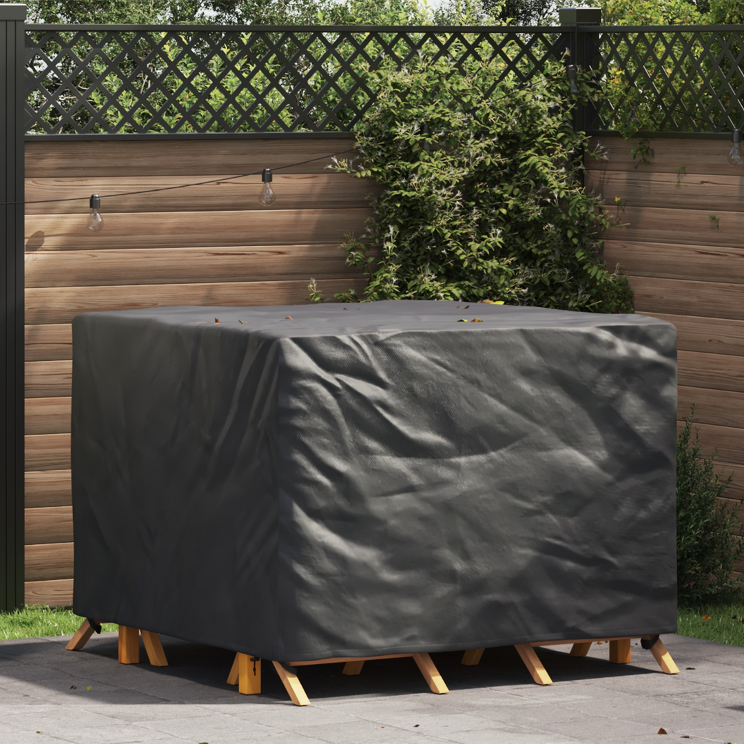 Møbelbetræk Sort 135 x 135 x 90 cm 600D Oxford Stof