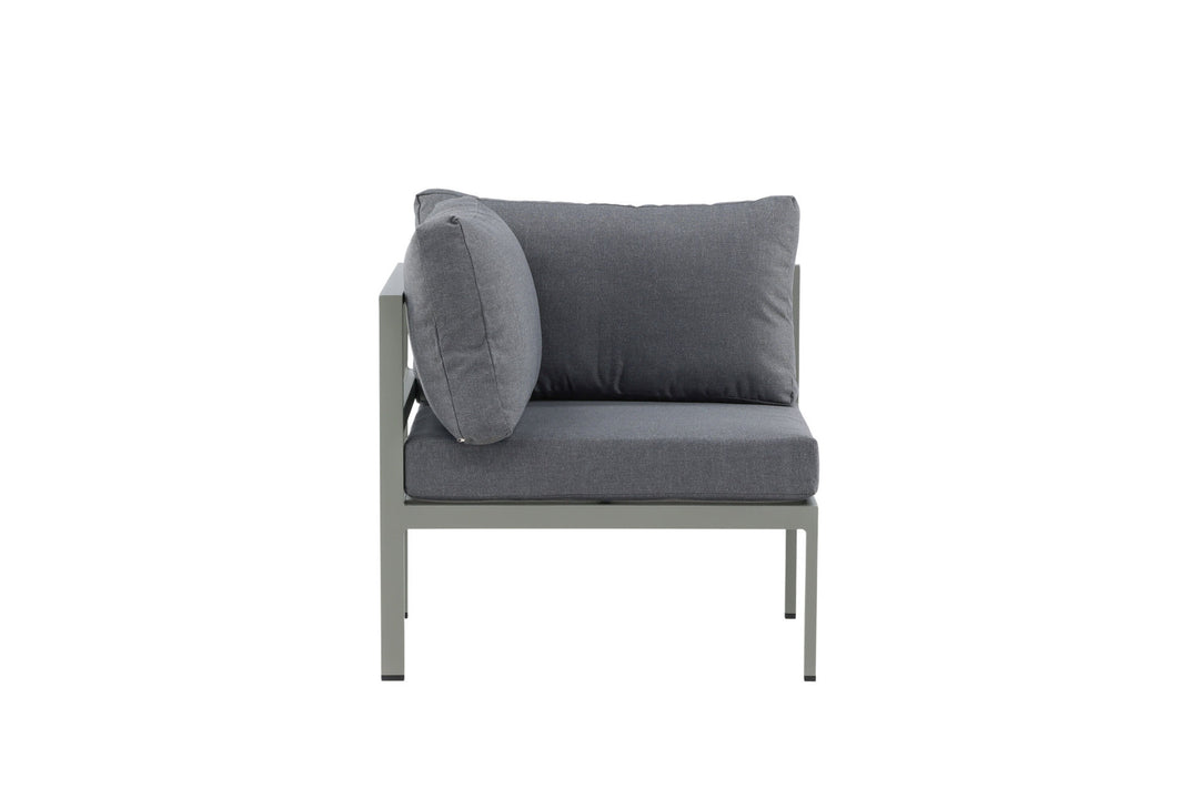 Venture Home Copacabana Corner Part - Khaki / Grey Cushion
