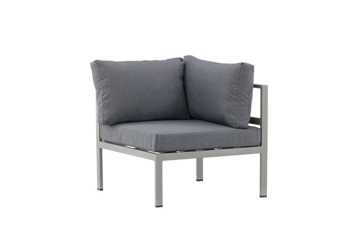 Venture Home Copacabana Corner Part - Khaki / Grey Cushion