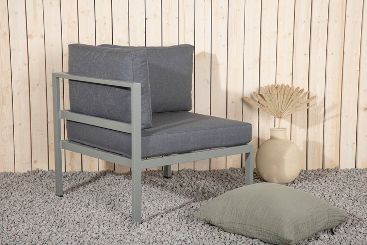 Venture Home Copacabana Corner Part - Khaki / Grey Cushion