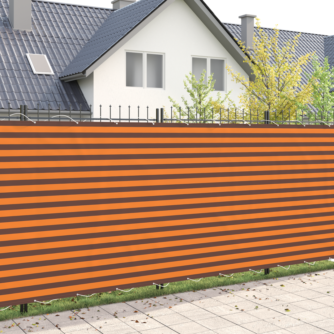 Balkon Afskærmning 180 x 800 cm Stof med PU-belægning