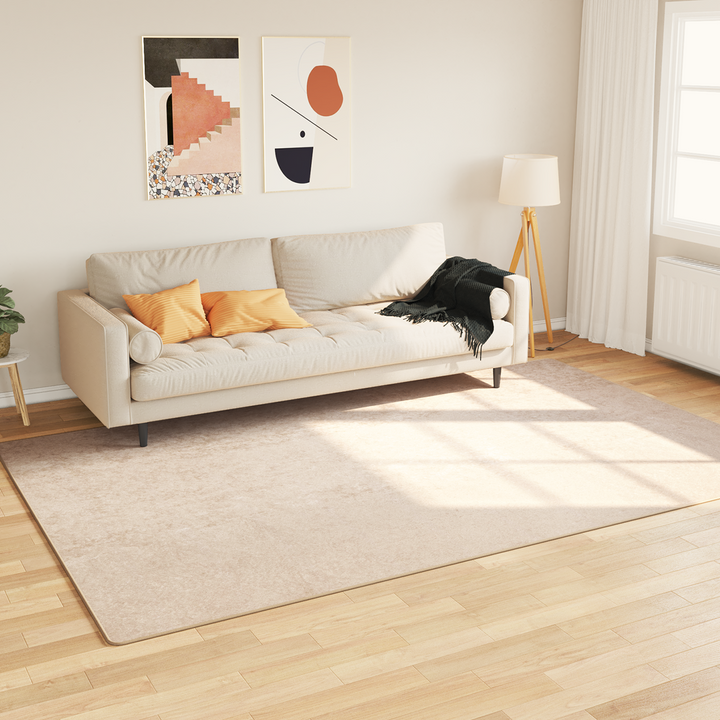 Tæppe Runner MARSA Creme 150 x 230 cm Polyester og PVC