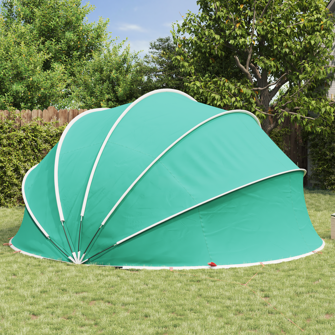 Pool Dome 472 x 460 x 229 cm 185T polyester med PU-belægning