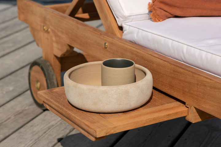 Venture Home Ghana - Sun Lounge- Natural - Teak -