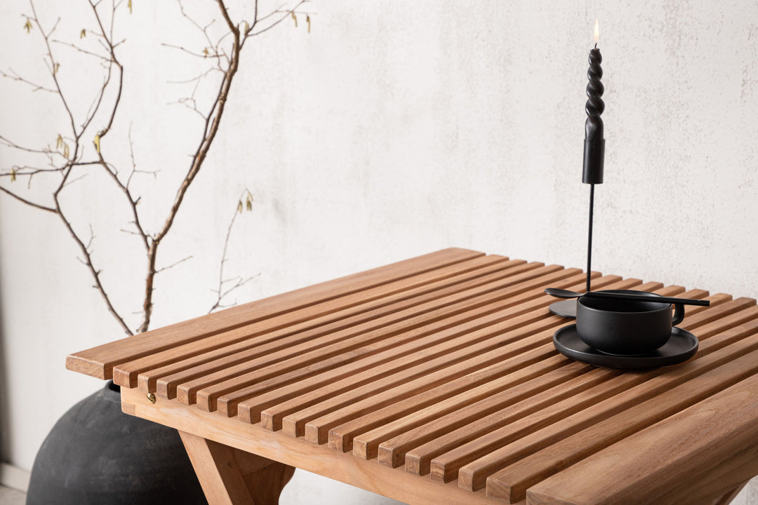 Venture Home Ghana - Folding Table- Natural - Teak - 70*70cm