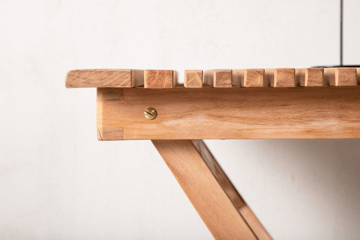 Venture Home Ghana - Folding Table- Natural - Teak - 70*70cm