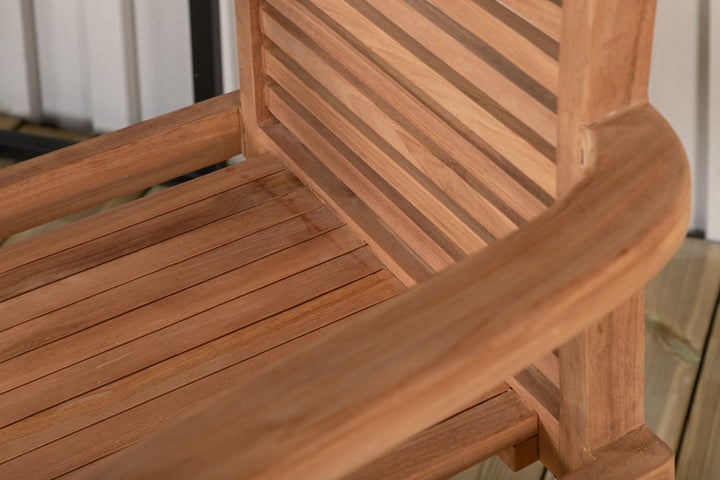 Venture Home Kenya - Spisebordsstole 2-pak - Naturlig - Teak - B: 58cm, H: 92cm