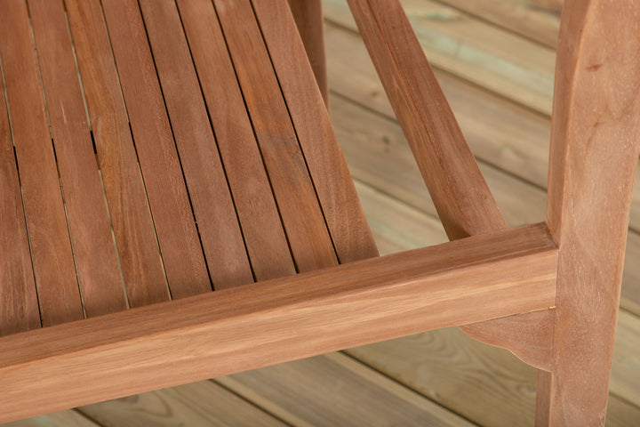 Venture Home Kenya - Spisebordsstole 2-pak - Naturlig - Teak - B: 58cm, H: 92cm