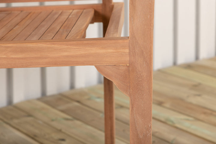 Venture Home Kenya - Spisebordsstole 2-pak - Naturlig - Teak - B: 58cm, H: 92cm