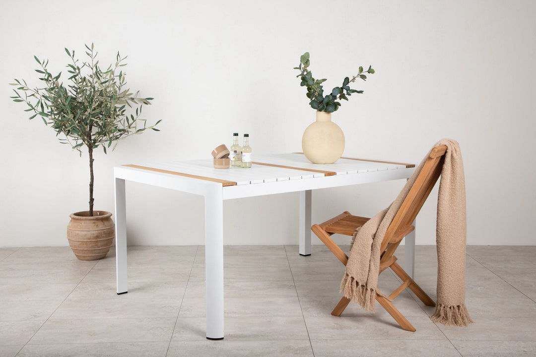 Venture Home Togo - Dining Table- White / Teak - Allu / Teak - 150*90