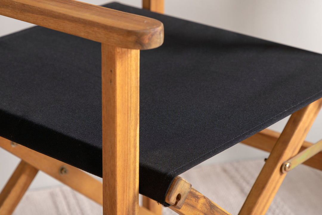 Venture Home Marion - Editors Chair 2-pack - Nature / Black - Acacia -