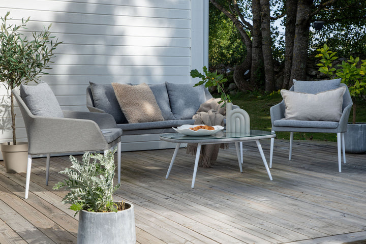 Venture Home Spoga - Sofa Set- White / Grey -  -