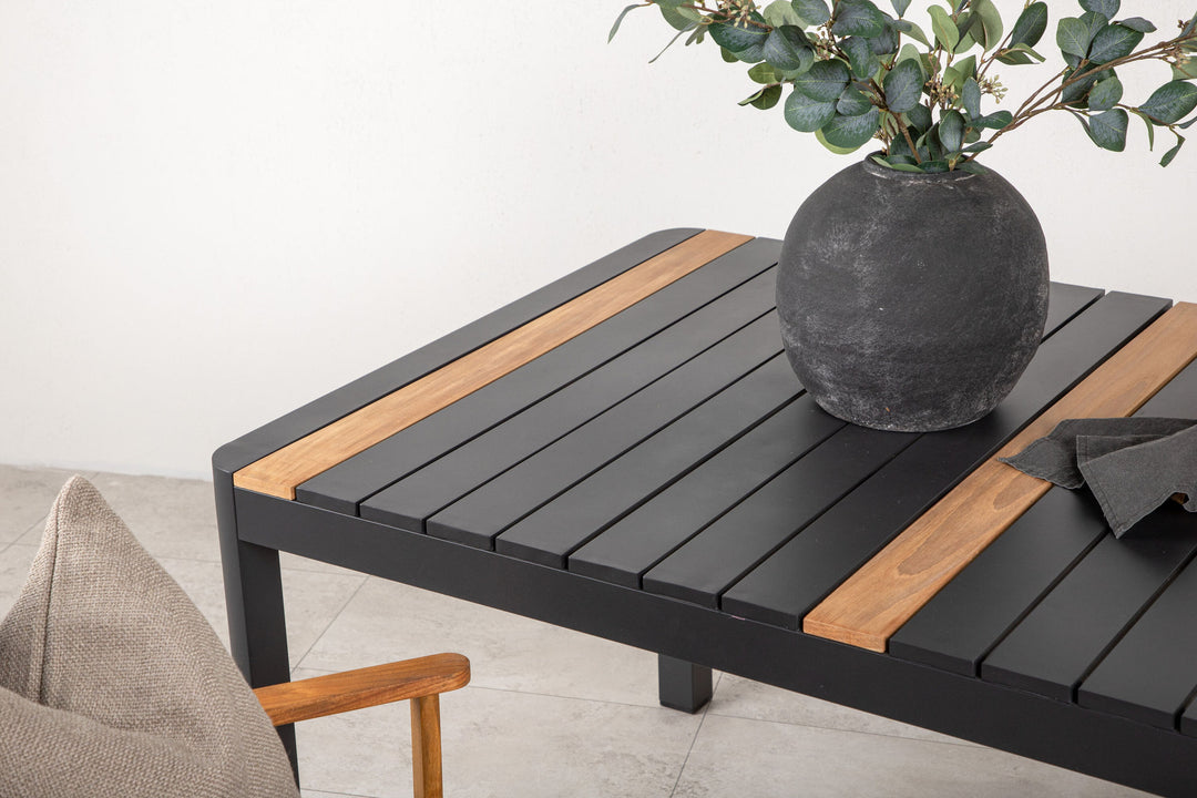 Venture Home Togo - Dining Table- Black / Teak - Allu / Teak - 150*90