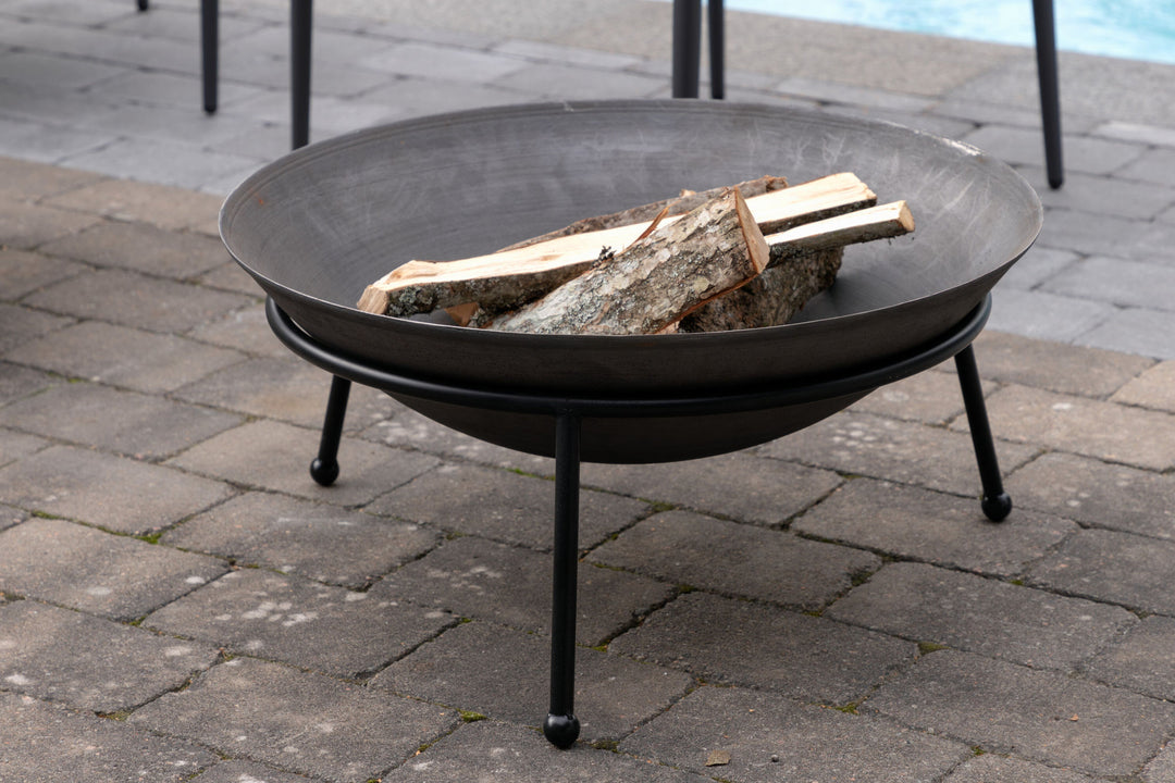 Venture Home Bastian - Fire Bowl- Black - -